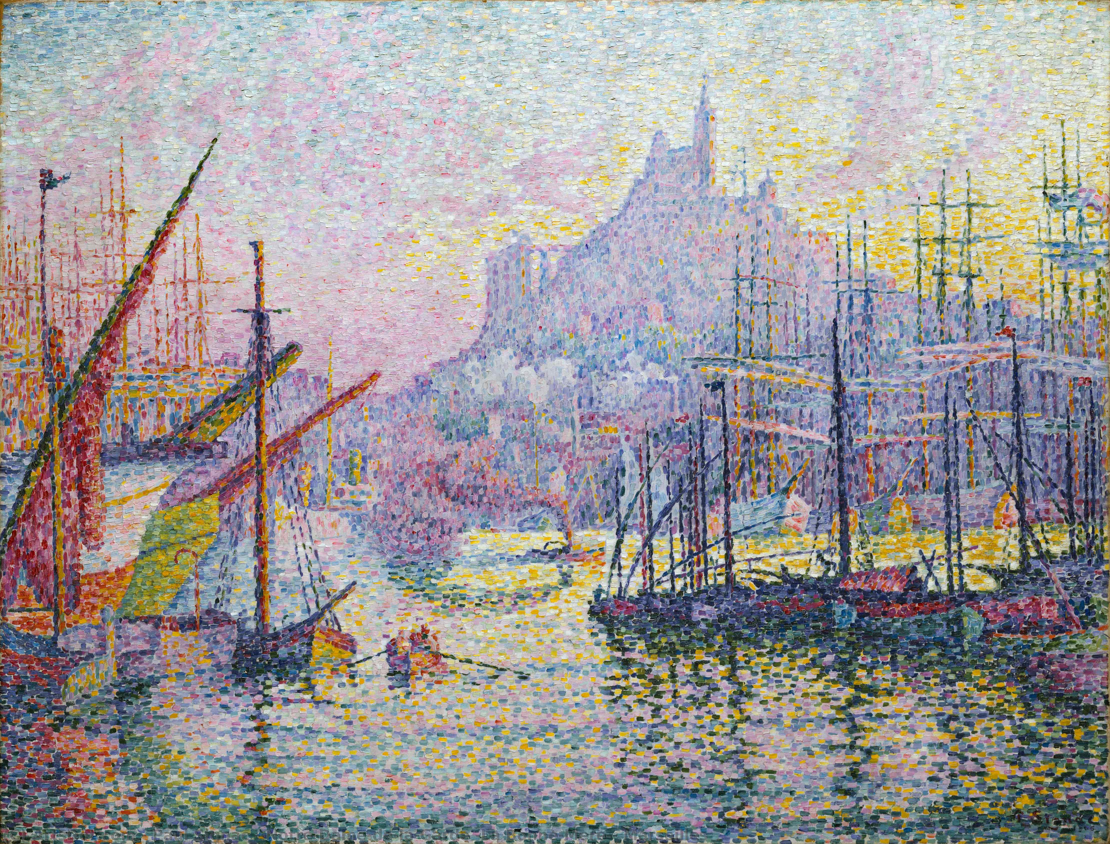 Notre-dame-de-la-garde (la Bonne-mere), Marseilles — Paul Signac