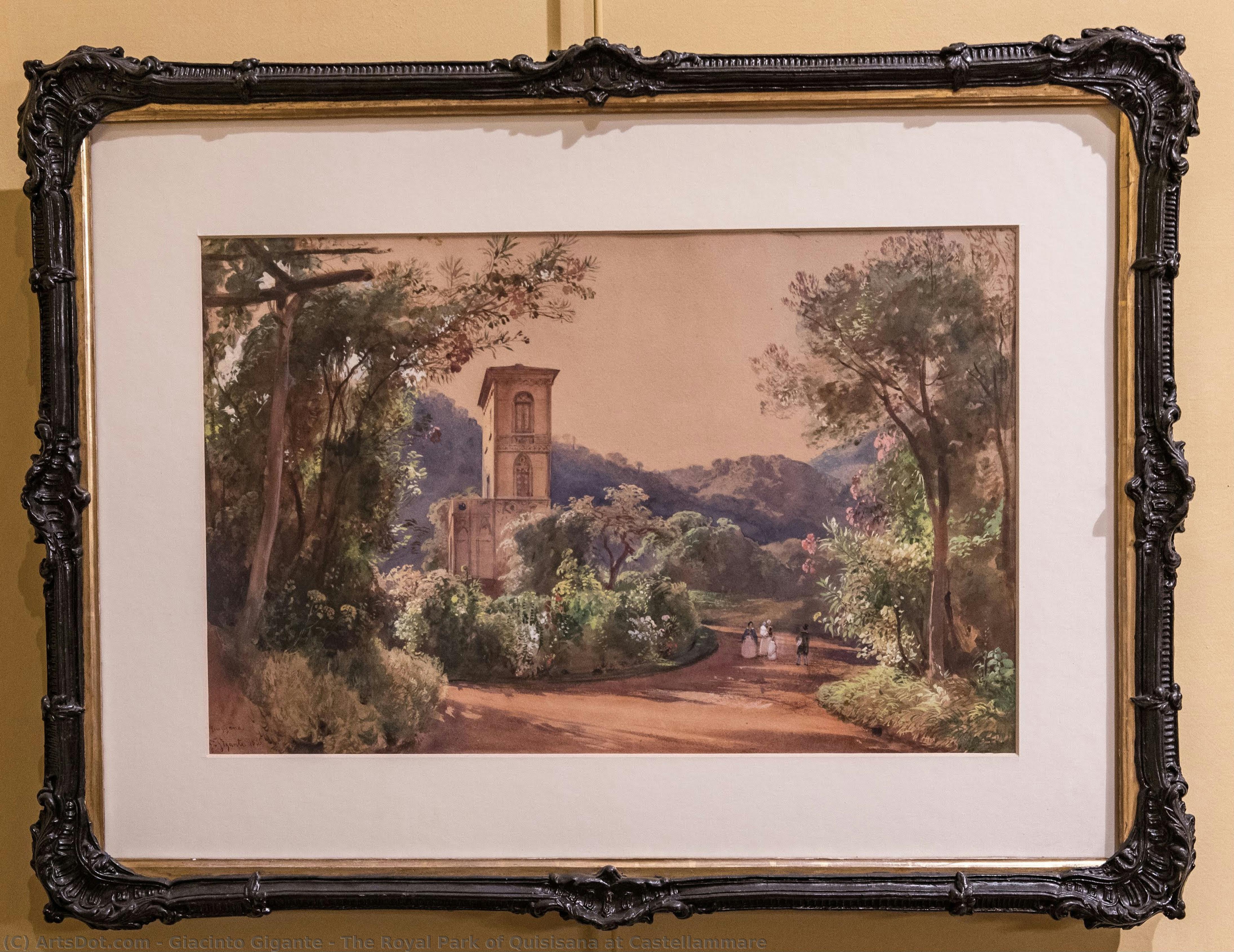 The Royal Park Of Quisisana At Castellammare — Giacinto Gigante
