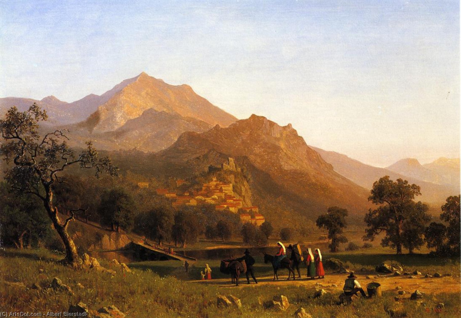 Rocca De Secca — Albert Bierstadt