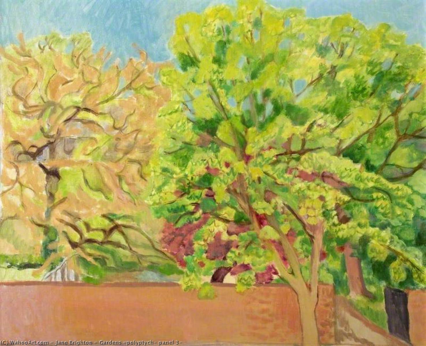 Gardens (polyptych, Panel 3) — Jane Brighton