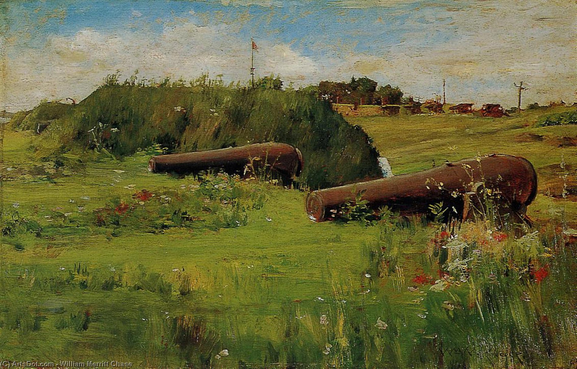 Peace, Fort Hamilton — William Merritt Chase