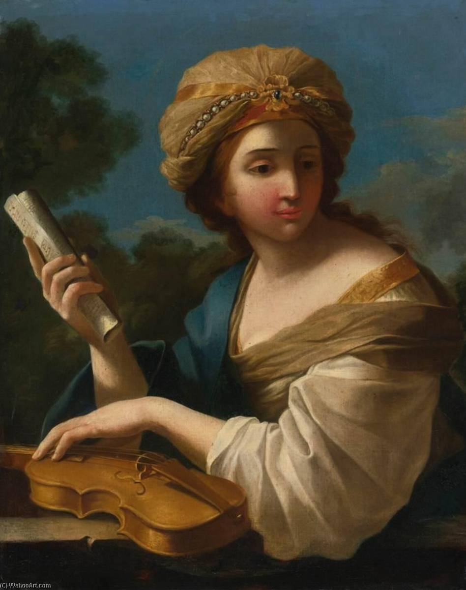 St Cecilia — Giovanni Francesco Romanelli