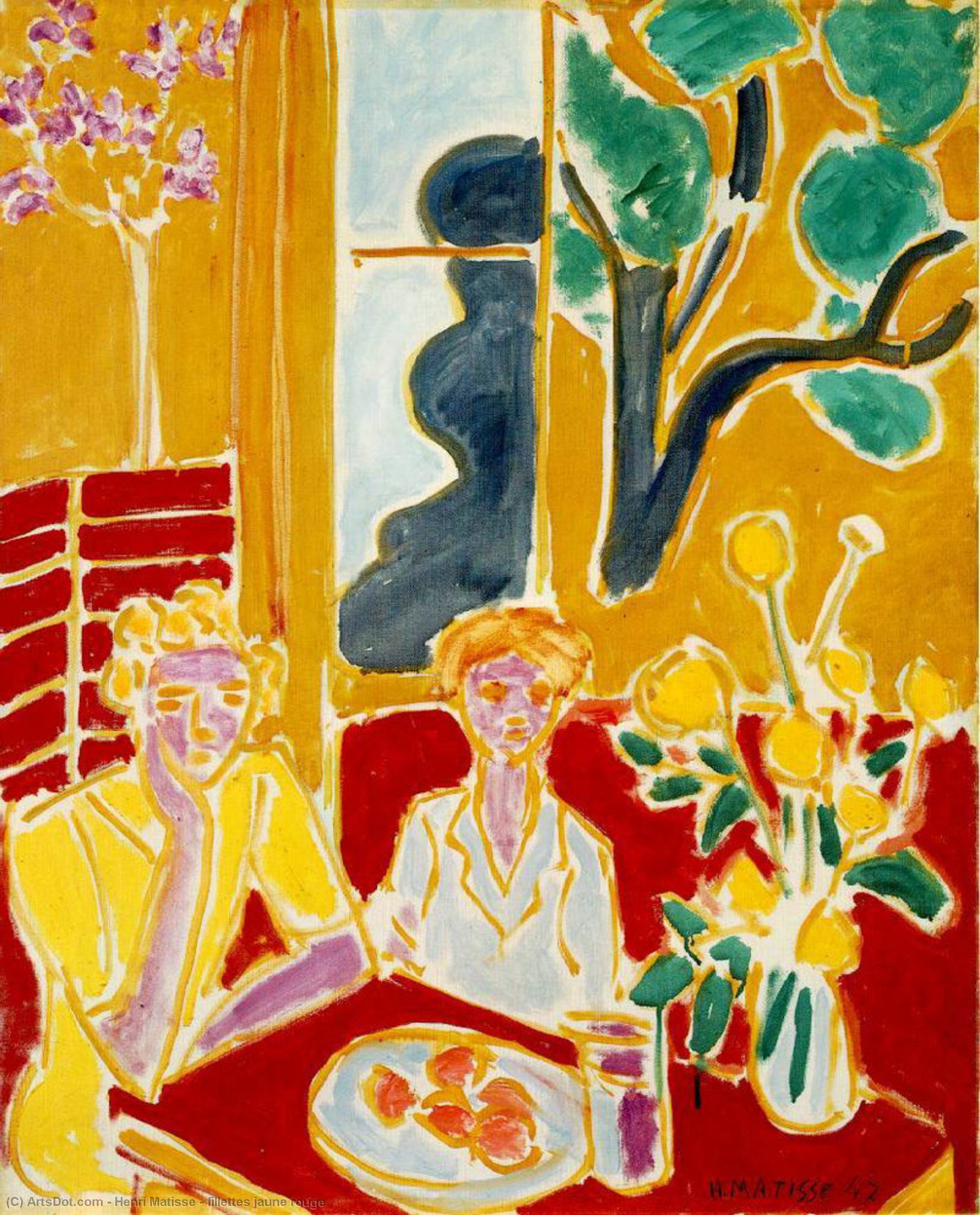 Fillettes Jaune Rouge — Henri Matisse