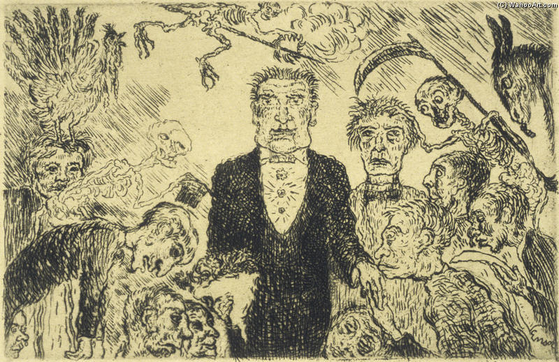 Pride (sketch) — James Ensor