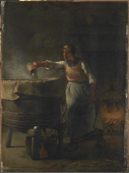 La Lessiveuse — Jean-françois Millet