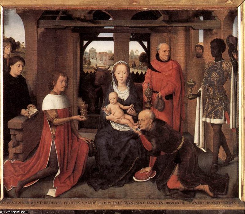 Middle - Triptych Of Jan Floreins (central Panel) — Memling, Hans