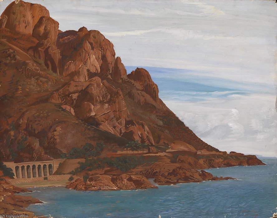 View Of Anthéor — Alexander Evgenievich Yakovlev