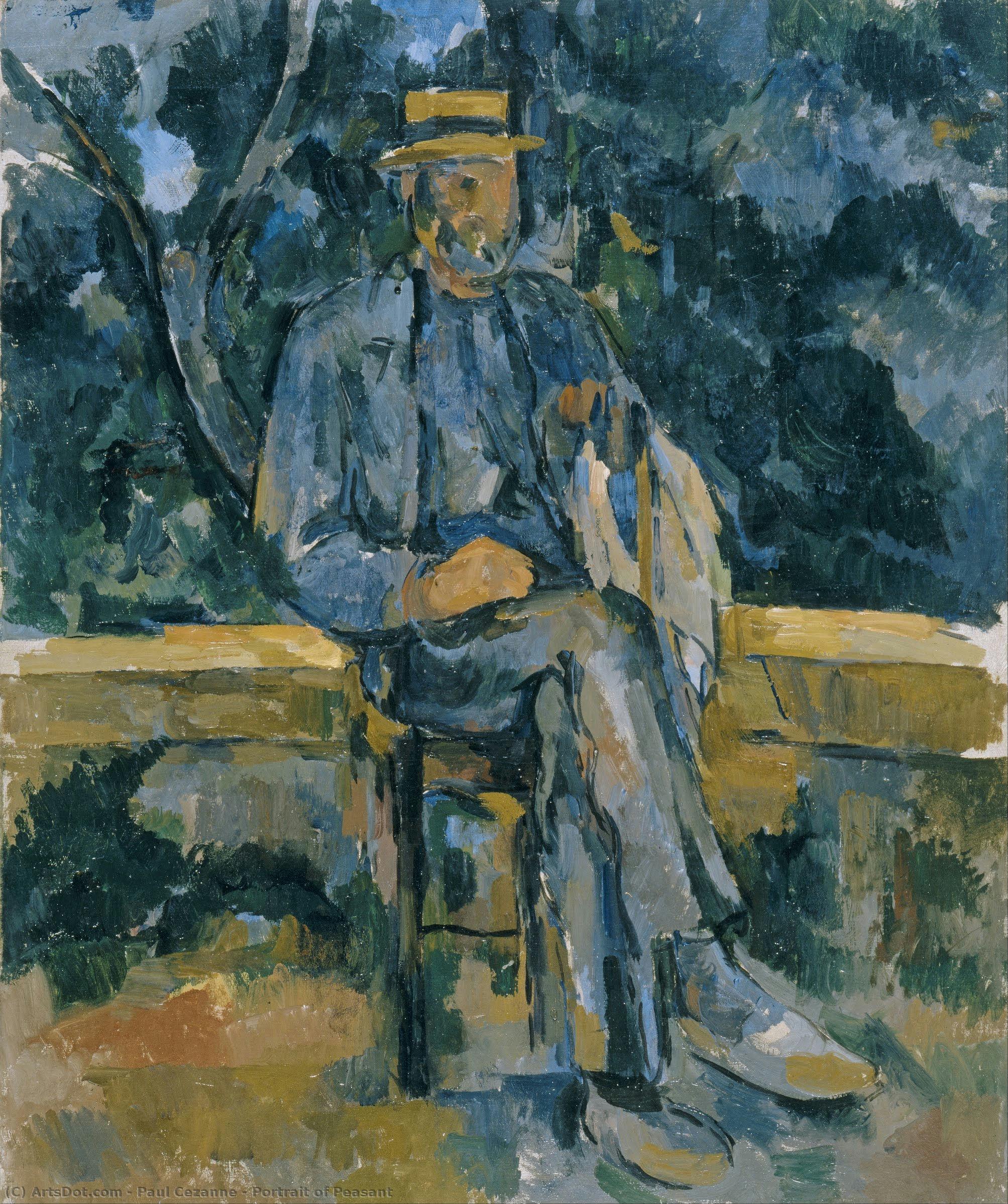 Portrait Of Peasant — Paul Cézanne