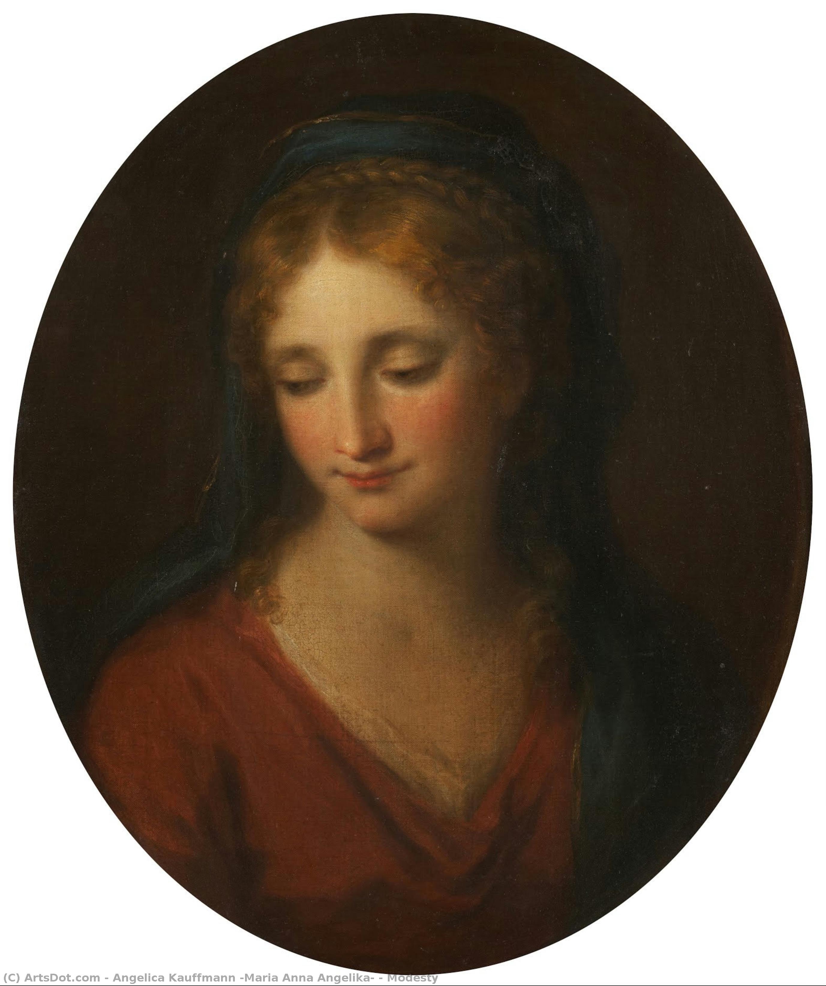 Modesty — Angelica Kauffmann (maria Anna Angelika)
