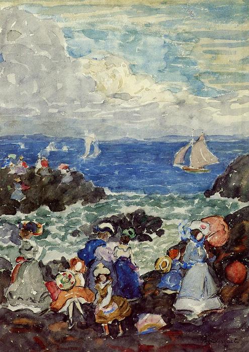 Surf, Nantasket — Maurice Brazil Prendergast