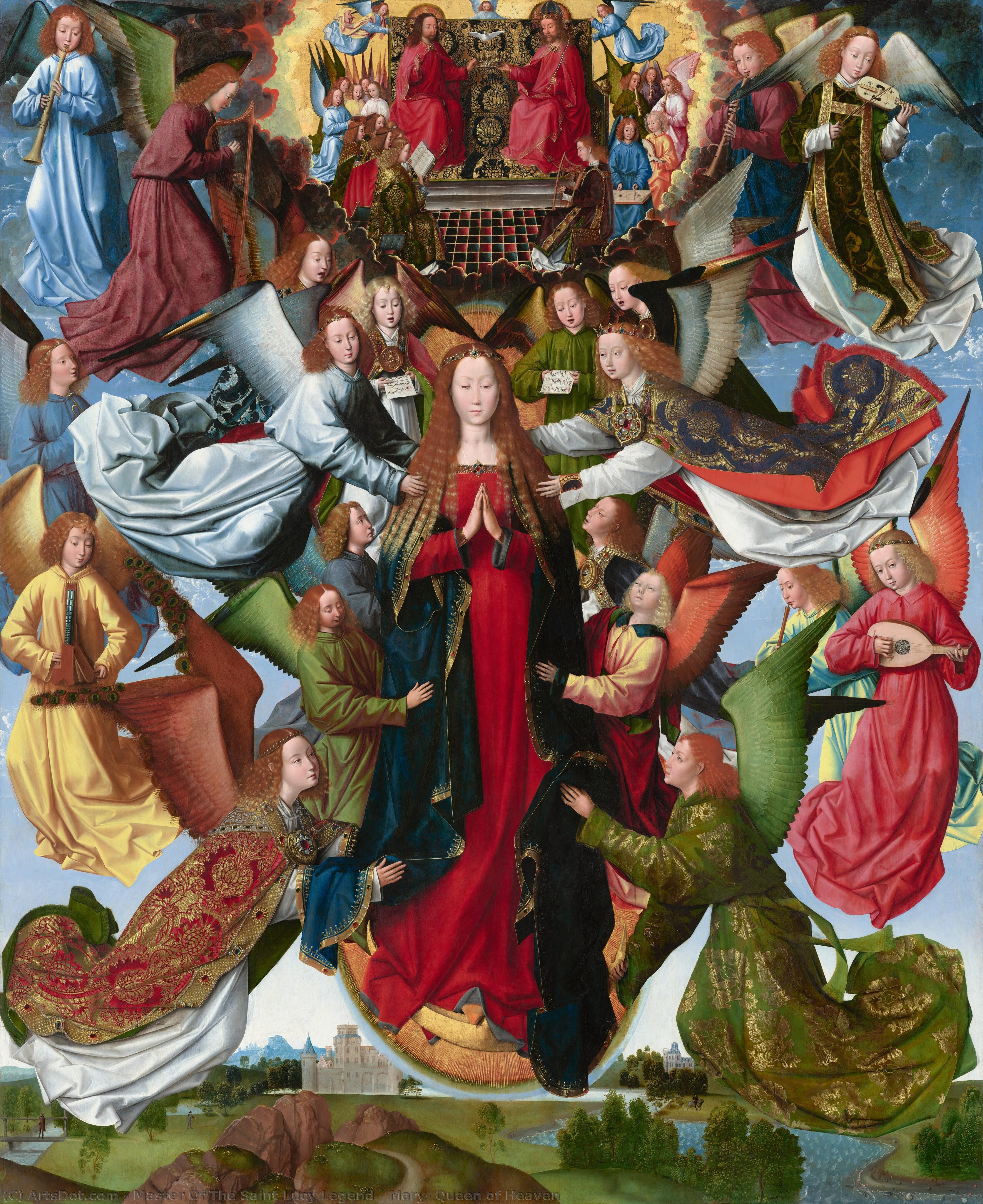 Mary, Queen Of Heaven — Master Of The Saint Lucy Legend