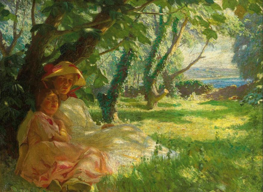 In The Shade — Harold Knight