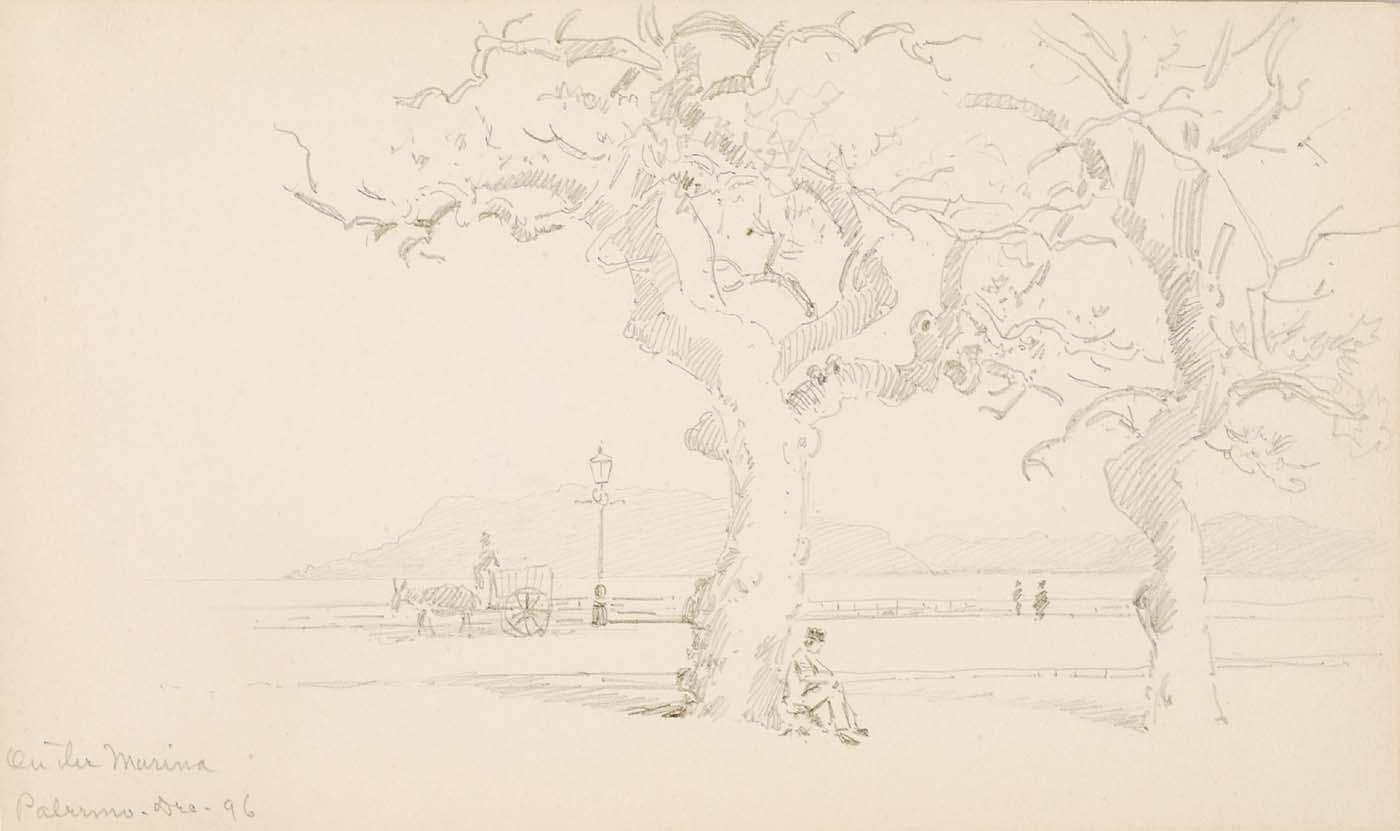 On The Marina, Palermo — George Elbert Burr