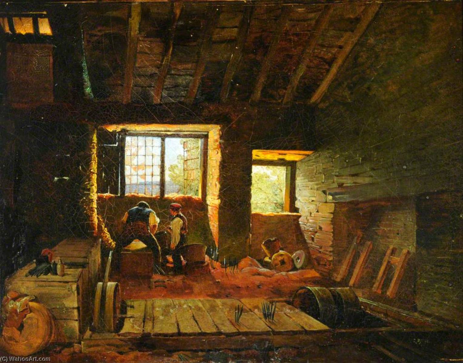Interior Of A Sheffield Grinder's Hull — Godfrey Sykes