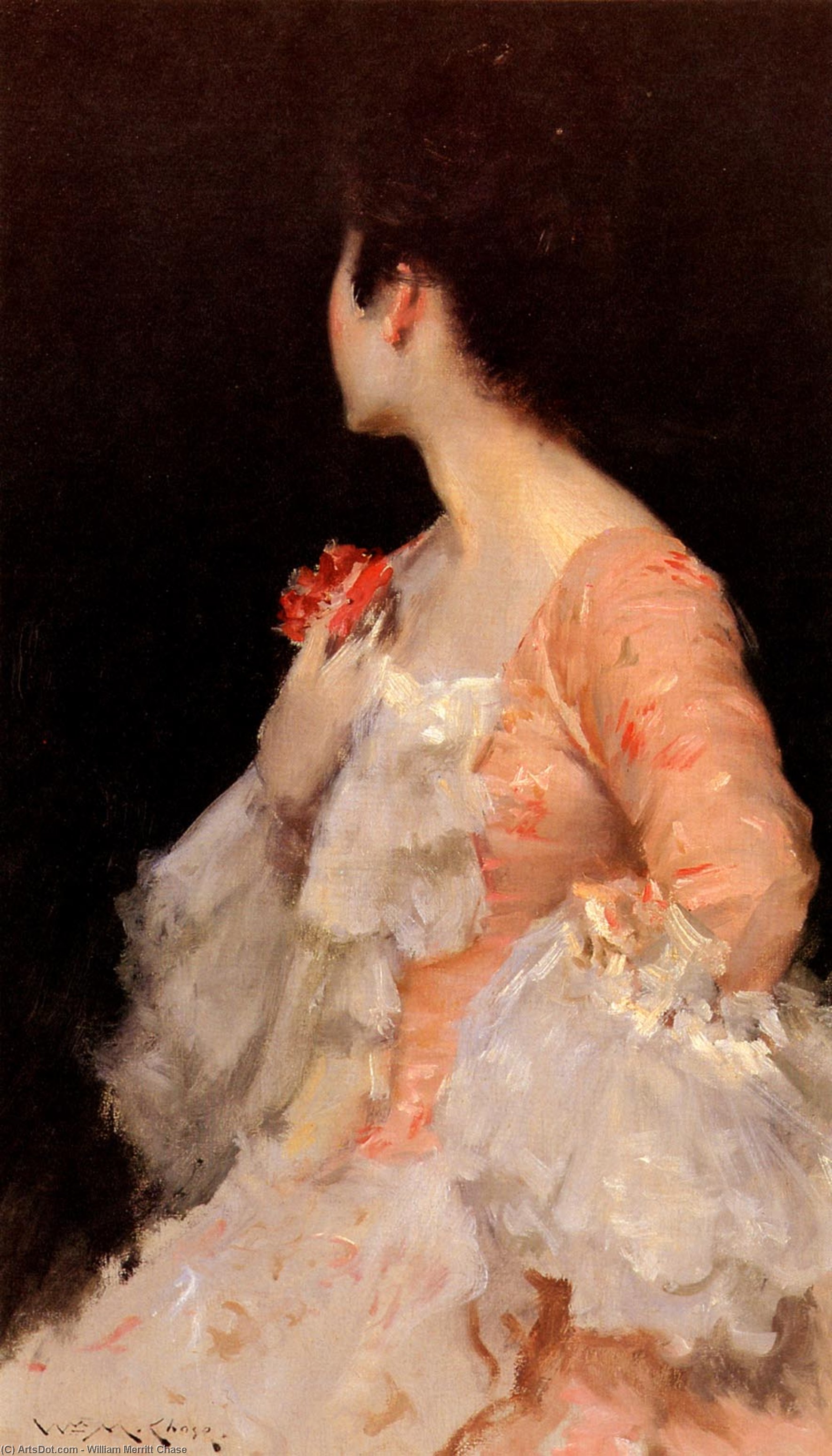 Portrait Of A Lady — William Merritt Chase