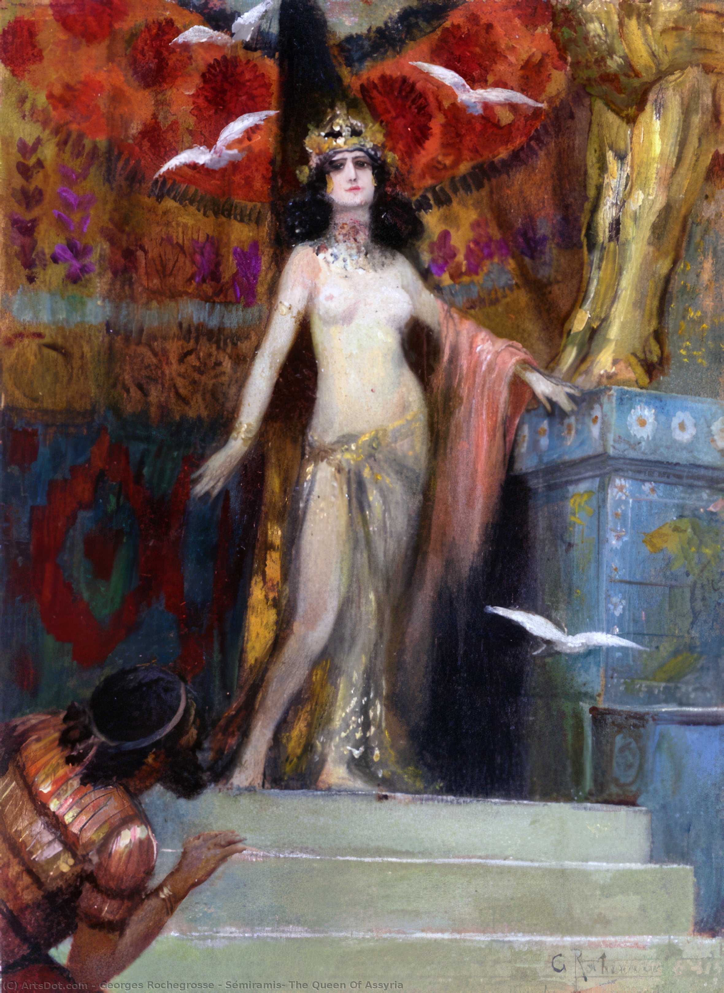 Sémiramis, The Queen Of Assyria — Georges Antoine Rochegrosse