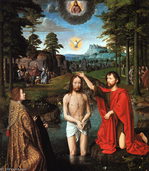 The Triptych Of Jean Des Trompes - Central Panel Dep — Gerard David