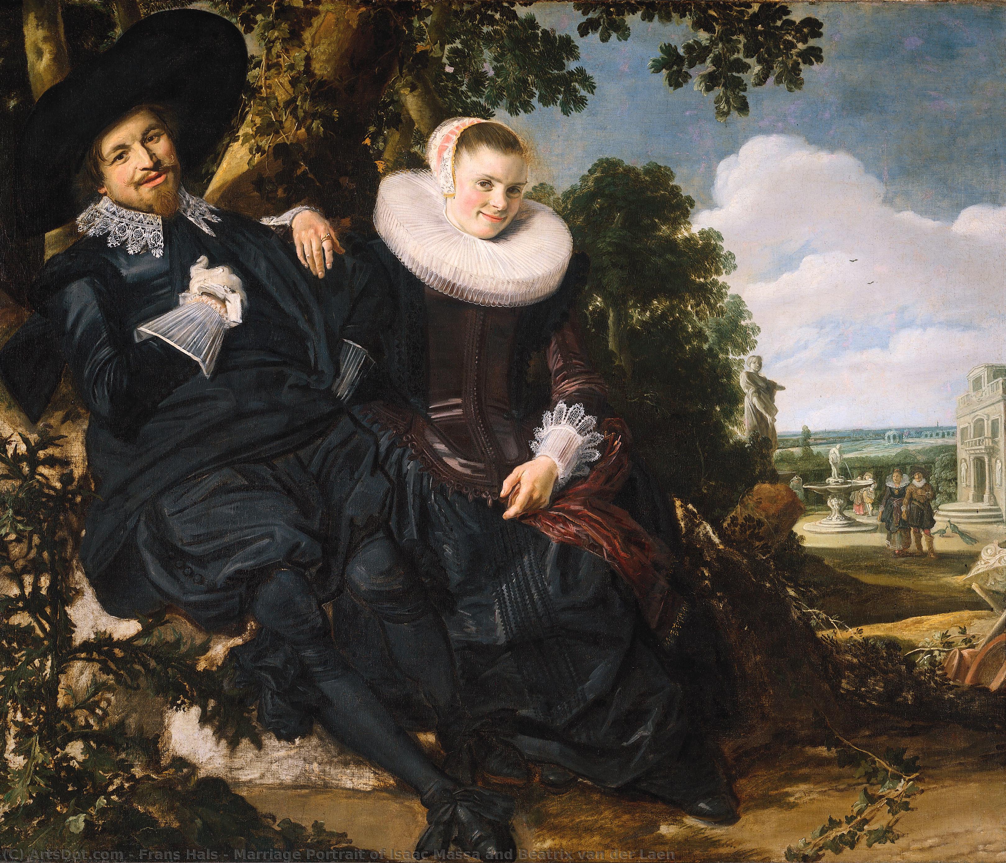 Marriage Portrait Of Isaac Massa And Beatrix Van Der Laen — Frans Hals I