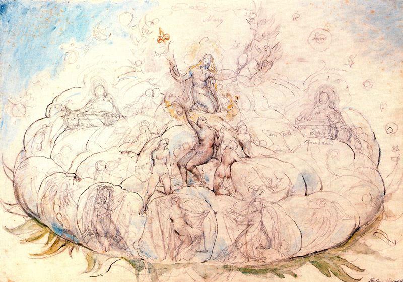 La Reina Del Cielo En Majestad — William Blake