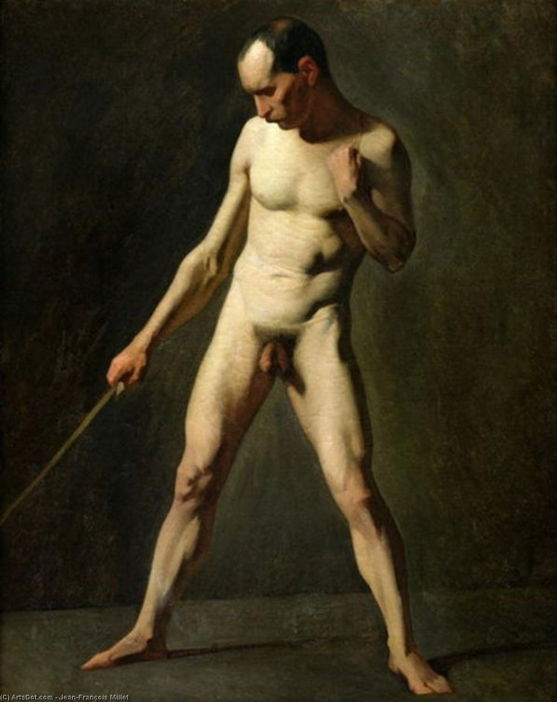 Nude Study — Jean-françois Millet