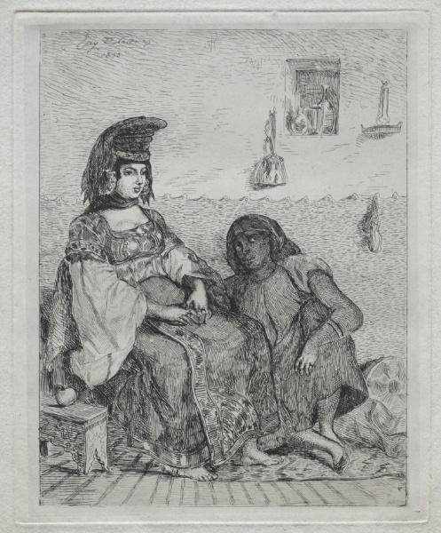 A Jewish Woman Of Algiers — Eugène Delacroix