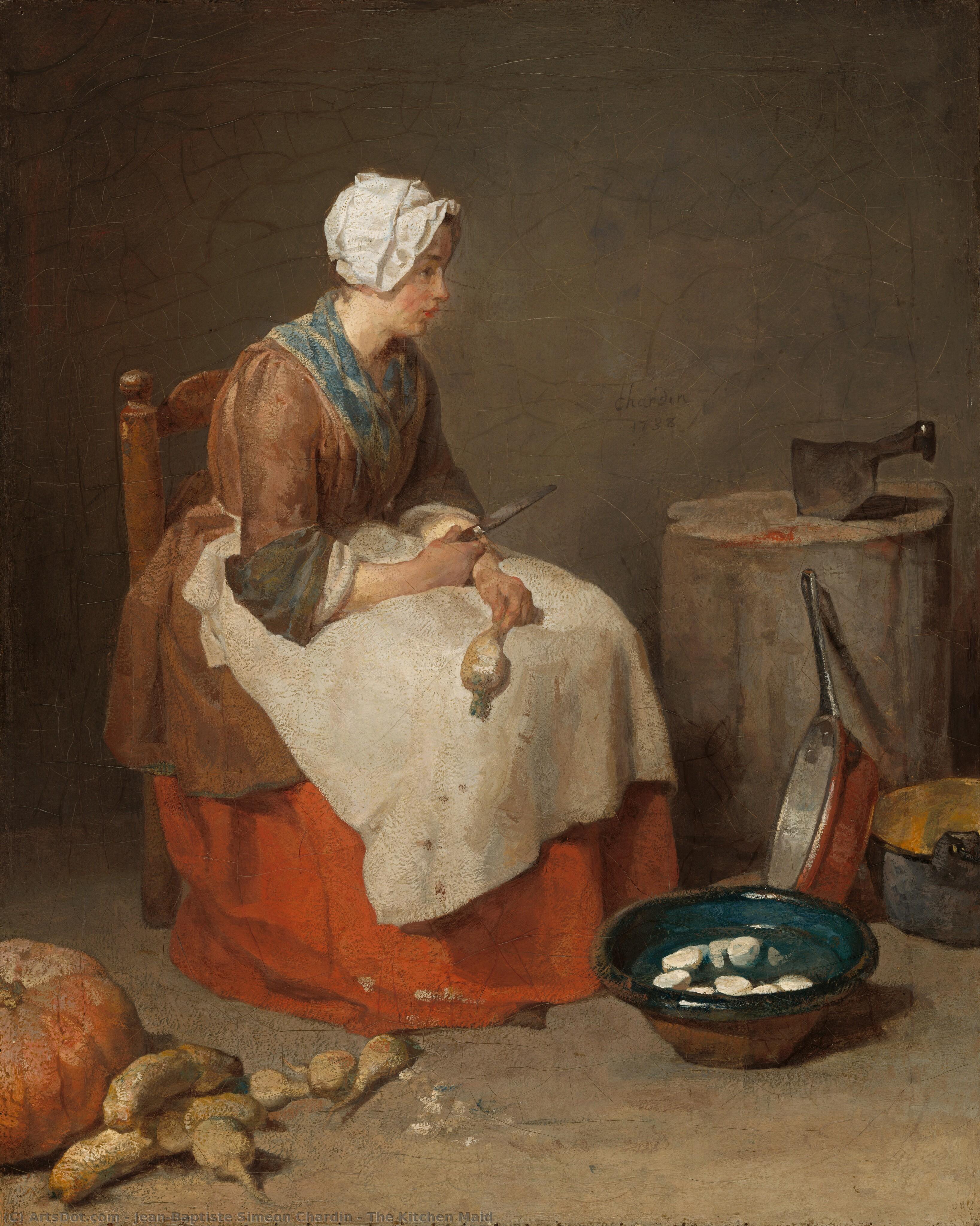 The Kitchen Maid — Jean-baptiste-siméon Chardin