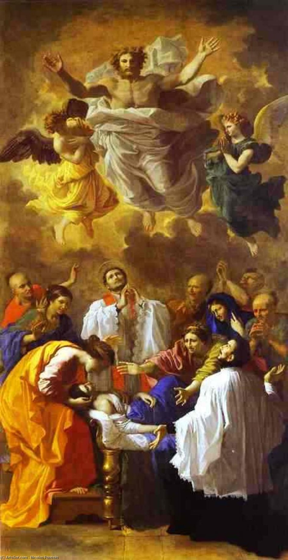The Miracle Of St. Francis Xavier — Nicolas Poussin