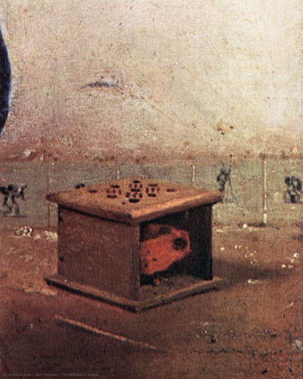 The Milkmaid (detail) — Johannes Vermeer