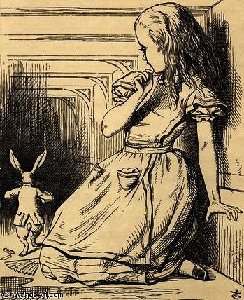 The White Rabbit Is Late — Sir John Tenniel