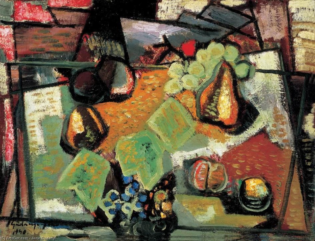 Fruit Still-life — Jeno Gadanyi