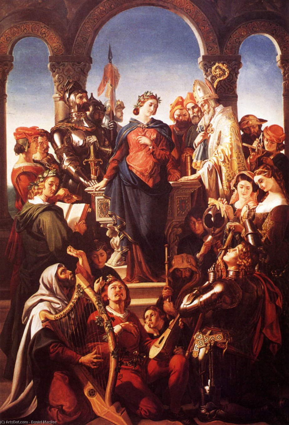 The Spirit Of Chivalry — Daniel Maclise