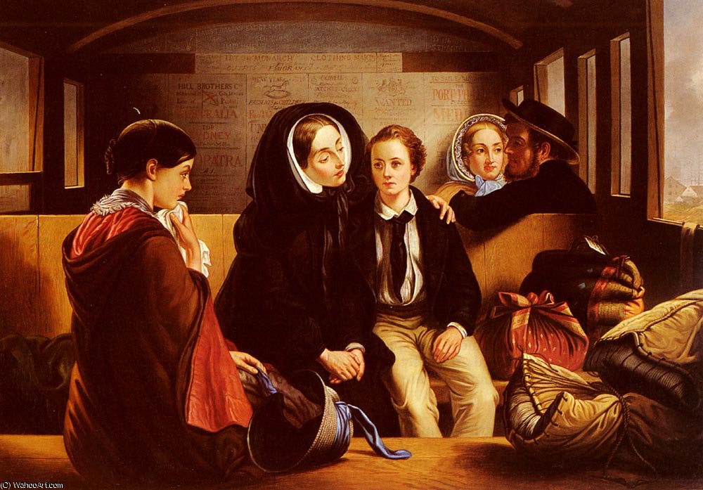 Second_class The_parting — Abraham Solomon