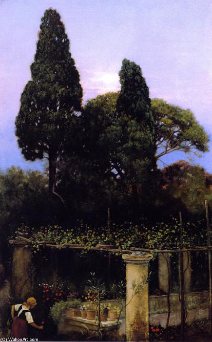 Garden Of The Villa Castello, Capri — Charles Caryl Coleman