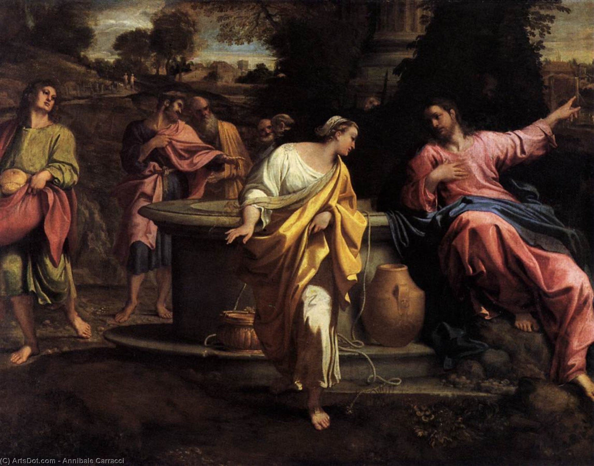 The Samaritan Woman At The Well — Annibale Carracci