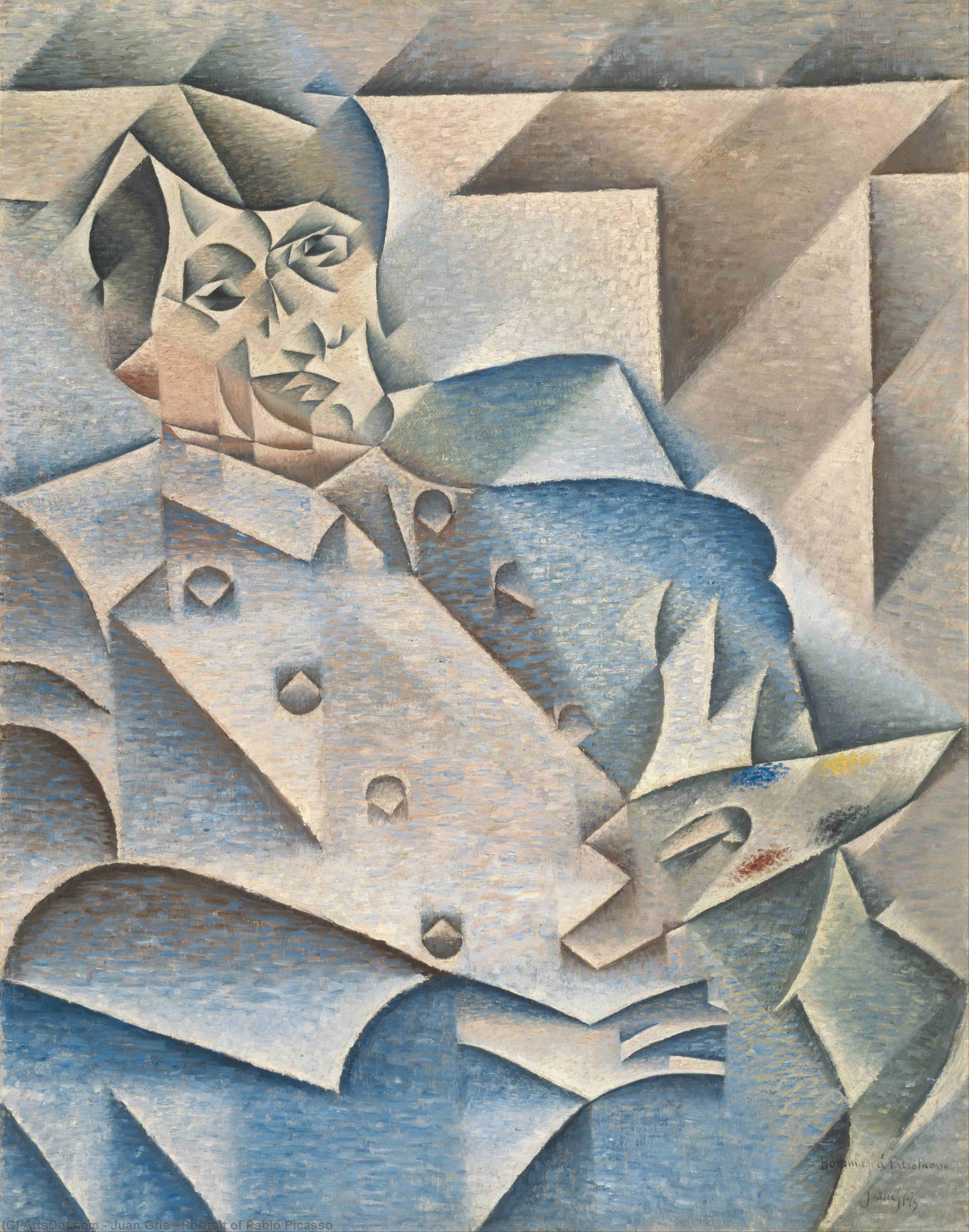 Portrait Of Pablo Picasso — Juan Gris