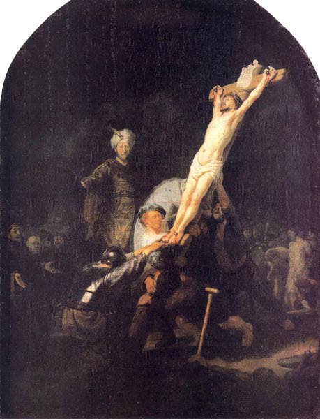 Resandet Av Korset Monaco, Alte Pinakothek — Rembrandt Van Rijn