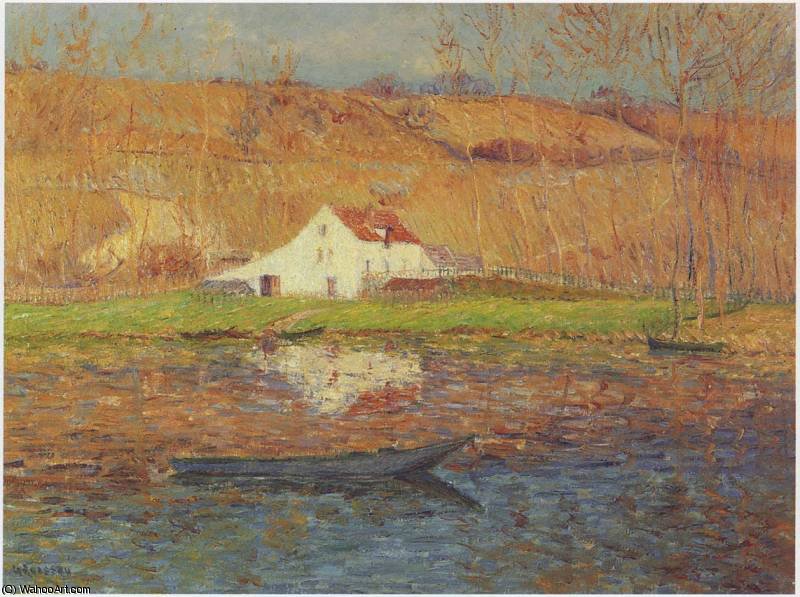 By The Loing River — Gustave Loiseau