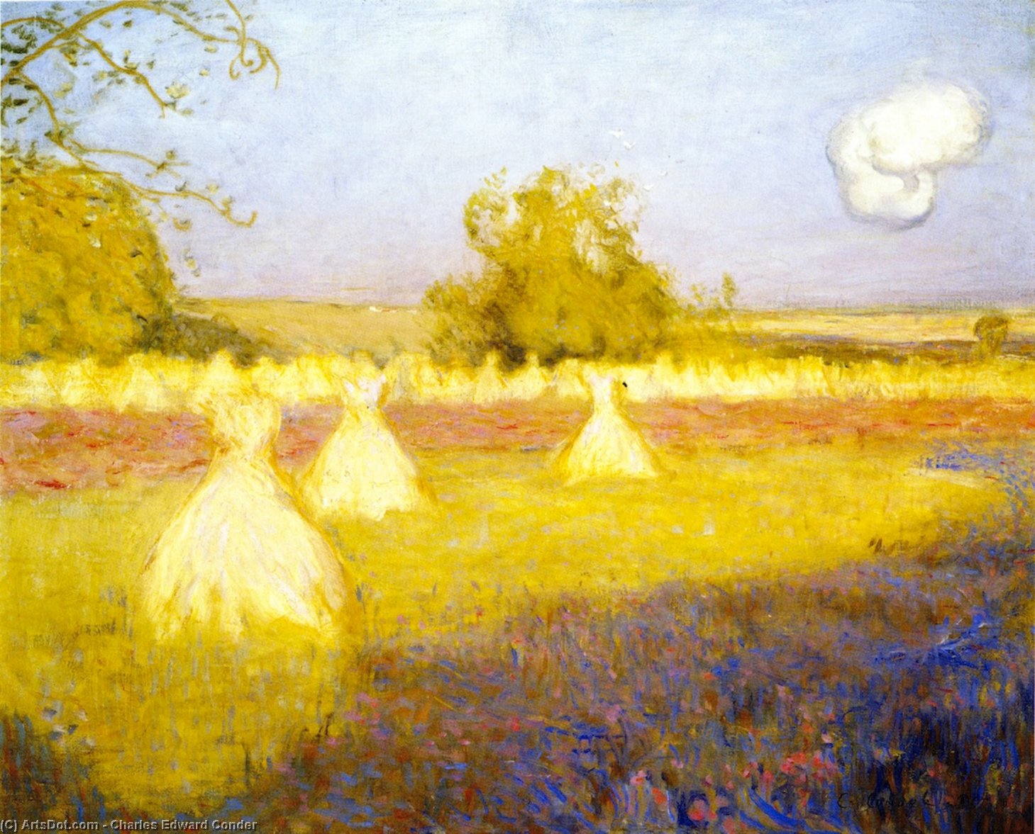 Hayfield, France — Charles Edward Conder