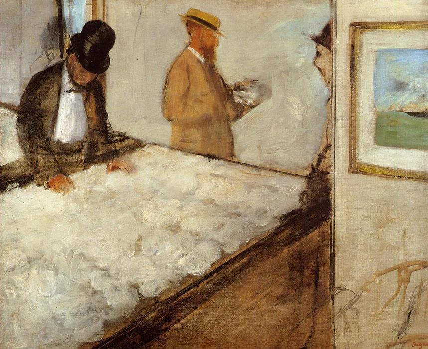 Cotton Merchants In New Orleans — Hilaire-germain-edgar Degas