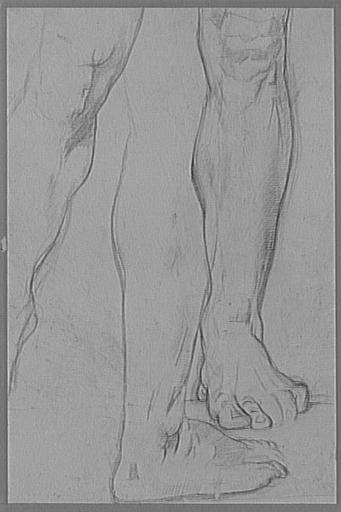 Etude Pour Moïse Ôtant Ses Sandales — Gustave Moreau