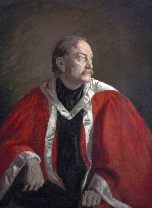 Professor John Macdonald Mackay (1856–1931), Rathbone Chair Of History, University Of Liverpool (1884–1914) — Augustus Edwin John
