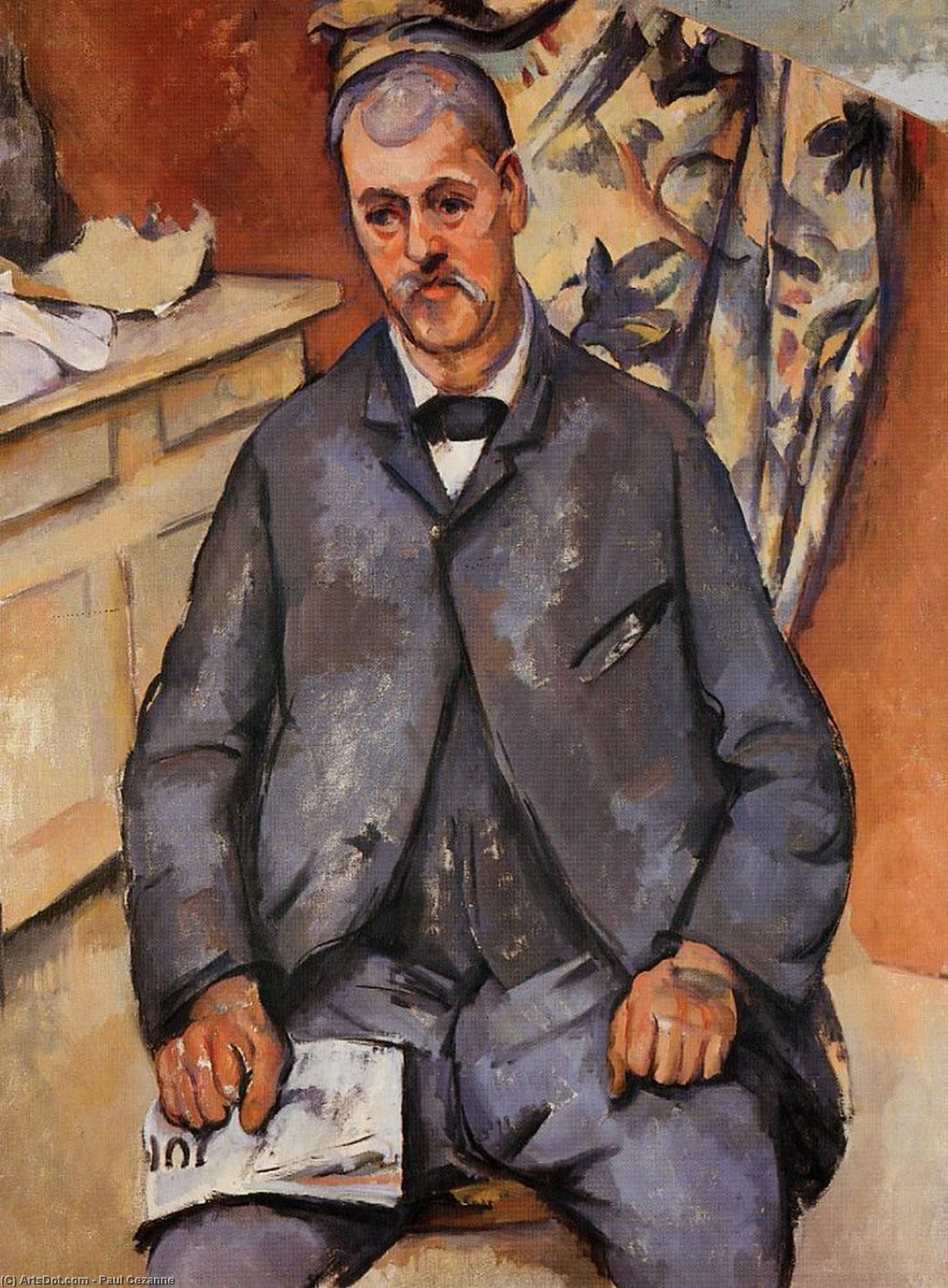 Gesässiger Mann — Paul Cézanne