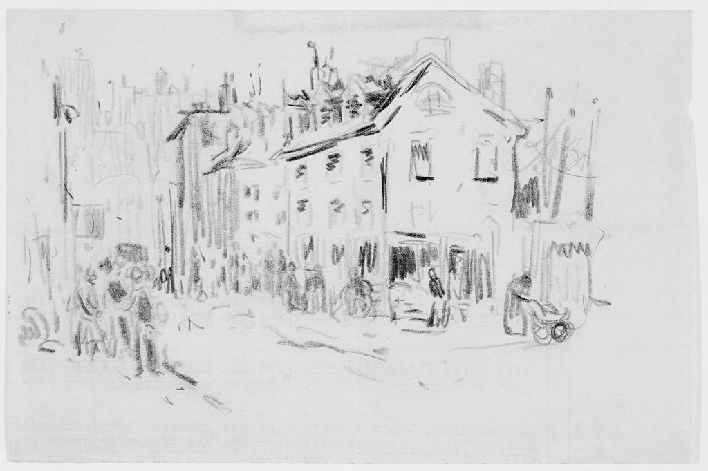 Street, East Side, New York — George Benjamin Luks