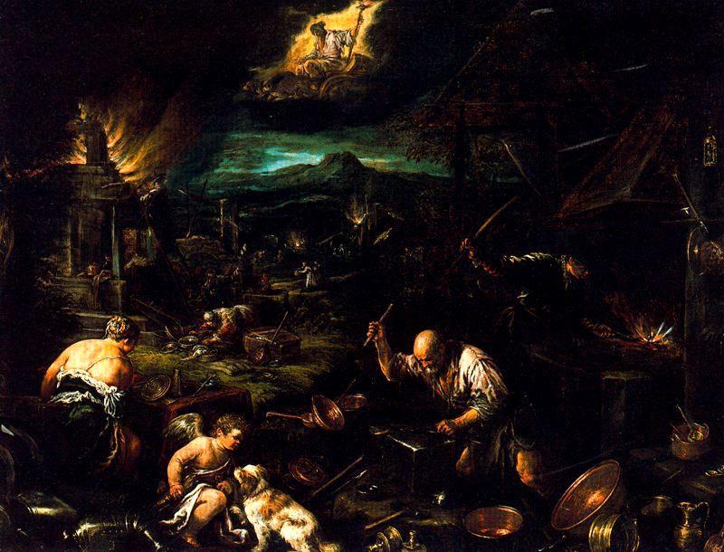 The Fire — Jacopo Bassano (jacopo Da Ponte)