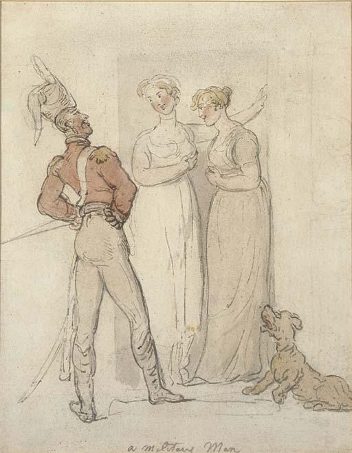 A Military Man — Thomas Rowlandson
