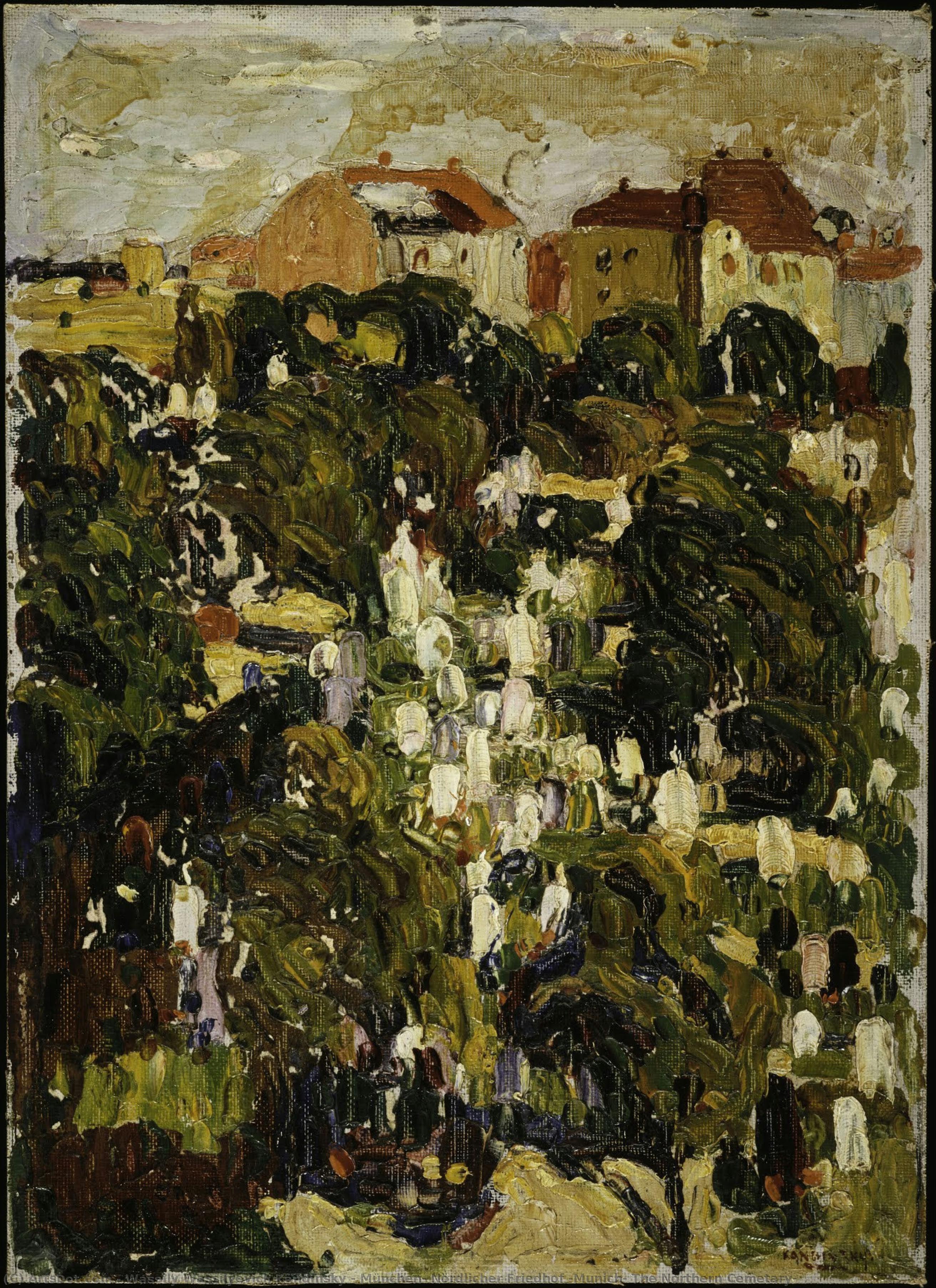 München, Nördlicher Friedhof (munich, The Northern Cemetary) — Wassily Wassilyevich Kandinsky