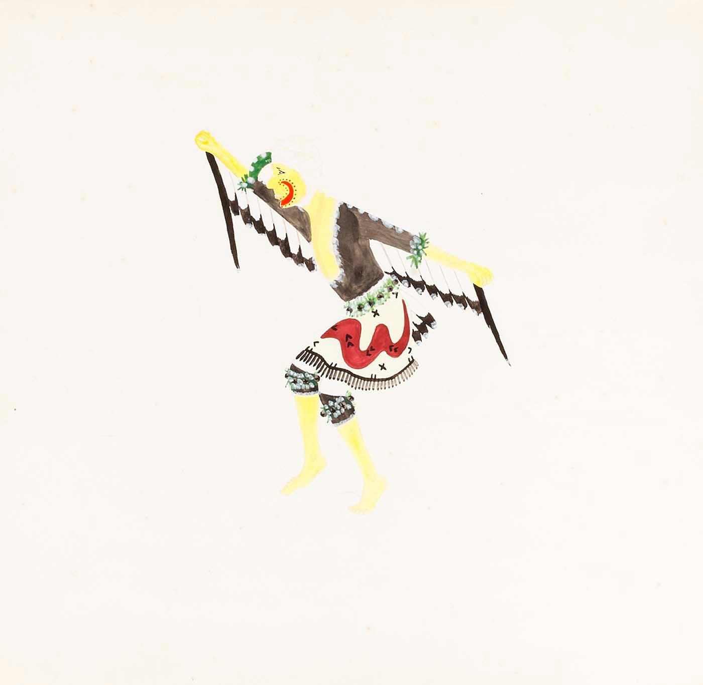 Single Eagle Dancer — Awa Tsireh