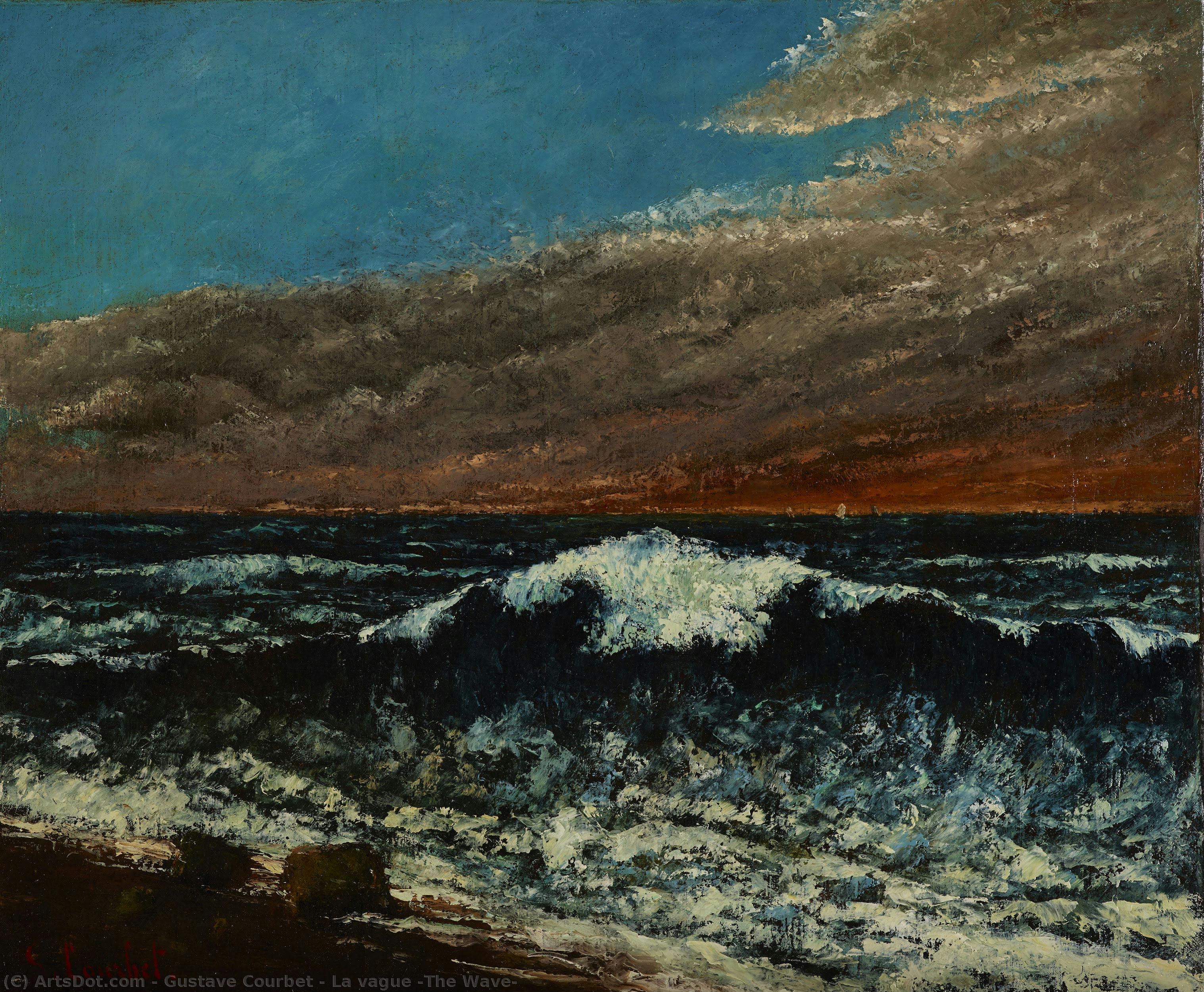 La Vague (the Wave) — Gustave Courbet