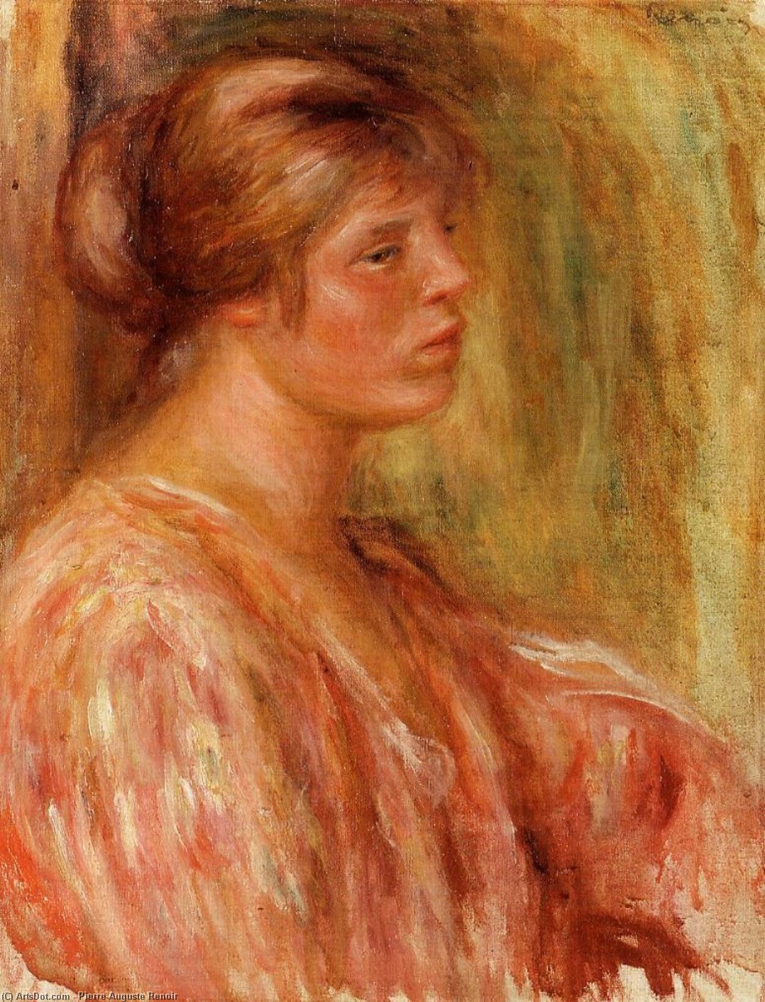 Portrait Of A Woman — Pierre-auguste Renoir