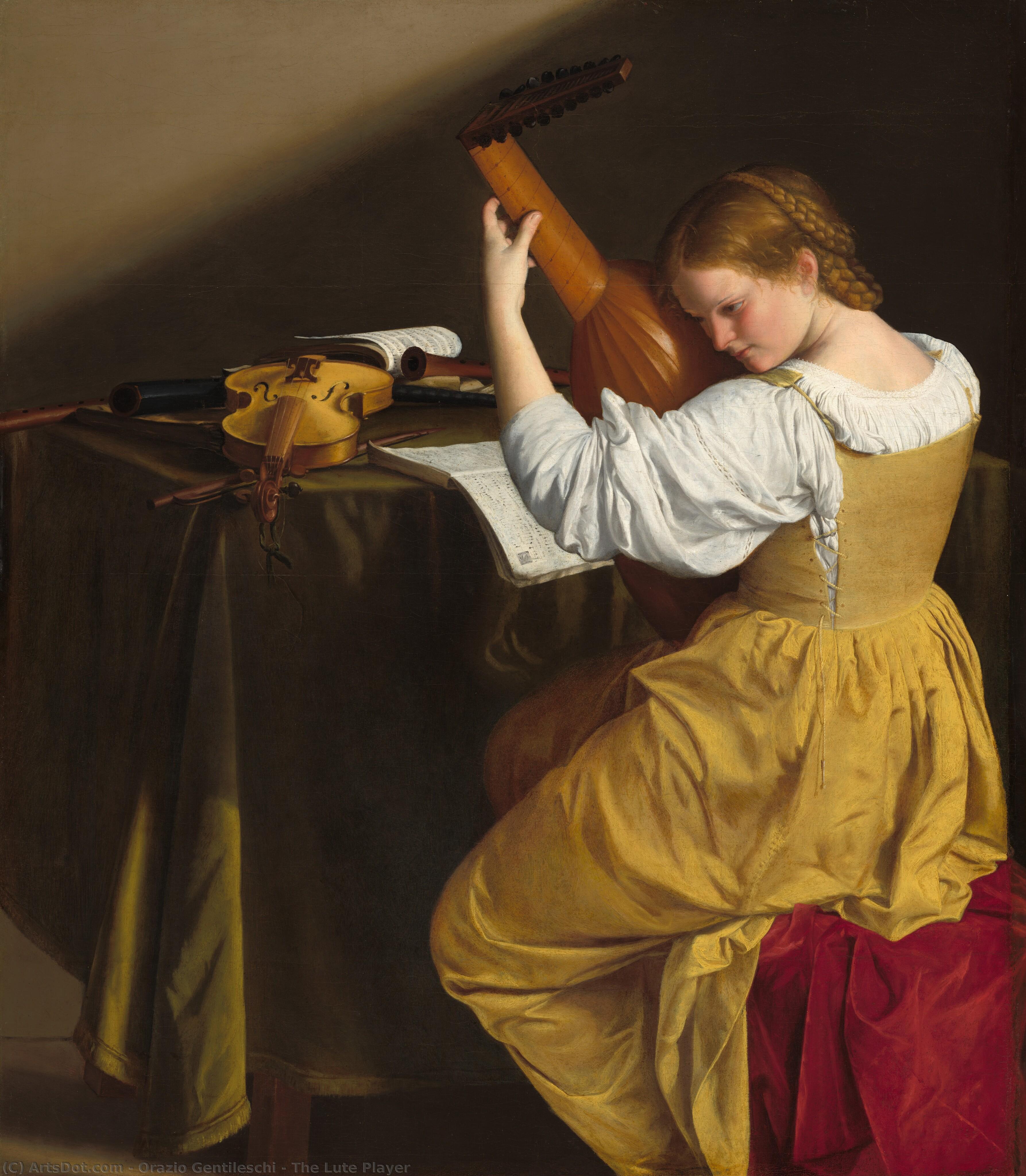 The Lute Player — Orazio Gentileschi